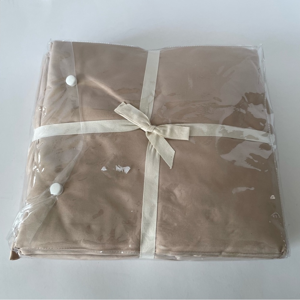 VeeYoo Luxurious Bed Sheets Set Full Beige